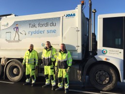 Banner skraldebil affald kampagne